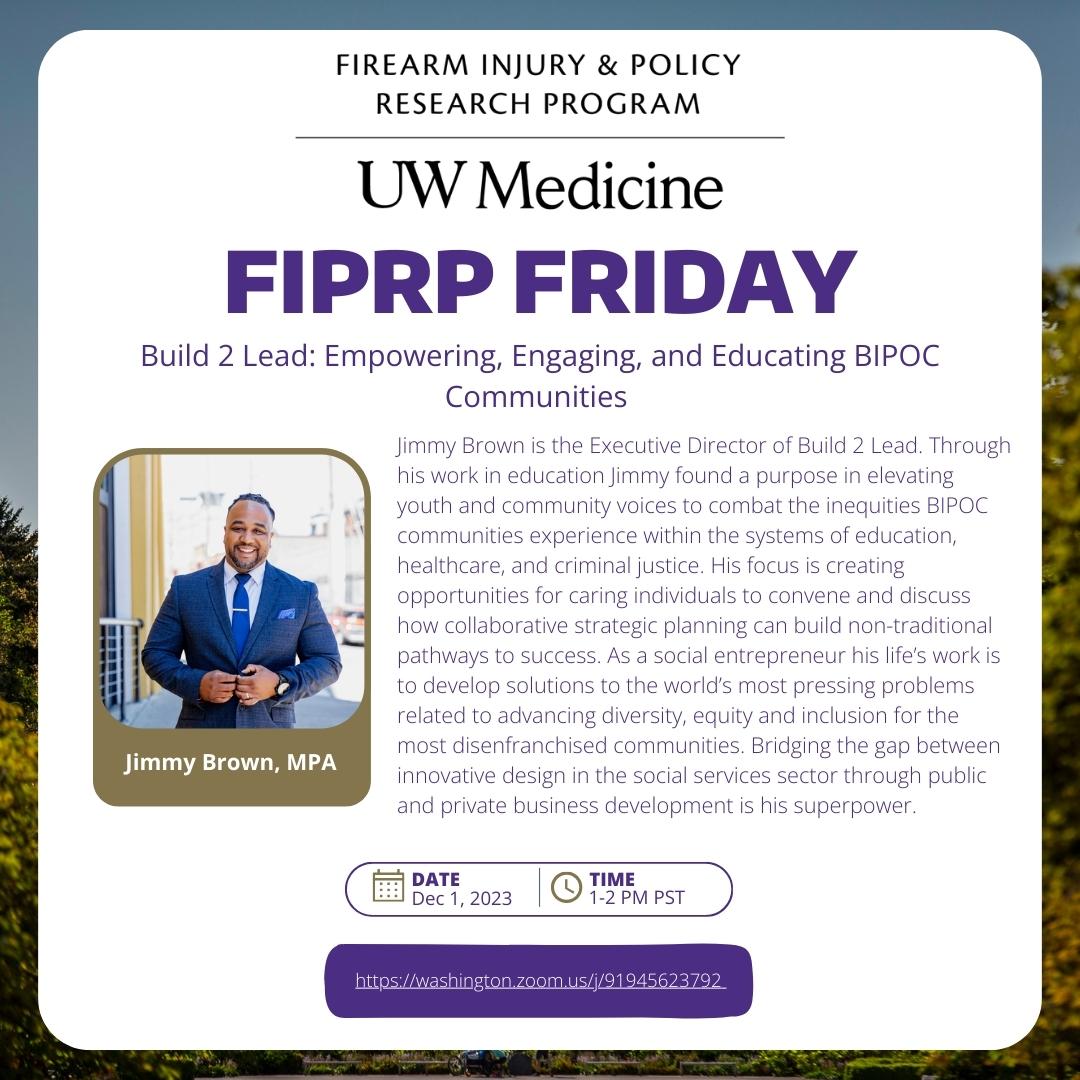 Flyer for December FIPRP Friday